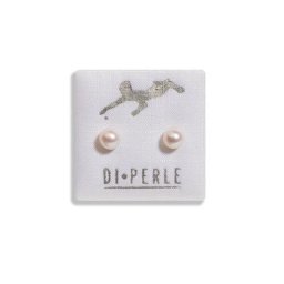 DI PERLE Paar Ohrstecker Damen Perlenschmuck 585 Gelbgold Süsswasser Perlen Ohrstecker, Damen Perlenschmuck