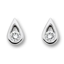 ONE ELEMENT Paar Ohrstecker, Damen Gold Schmuck Tropfen