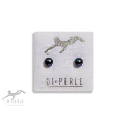 DI PERLE Paar Ohrstecker Damen Perlenschmuck 925 Silber Süsswasser Perlen Ohrstecker, Damen Perlenschmuck