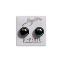 DI PERLE Paar Ohrstecker Damen Perlenschmuck 925 Silber Süsswasser Perlen Ohrstecker, Damen Perlenschmuck