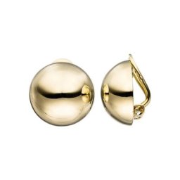 JOBO Paar Ohrclips, rund 333 Gold