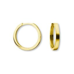 ONE ELEMENT Paar Creolen Ohrringe Creolen aus 333 Gelbgold Ø 16,0 x 2,0 mm, Damen Gold Schmuck