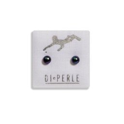 DI PERLE Paar Ohrstecker Damen Perlenschmuck 585 Gelbgold Süsswasser Perlen Ohrstecker, Damen Perlenschmuck
