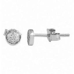 Adelia´s Paar Ohrstecker Ohrstecker aus 925 Silber mit Zirkonia