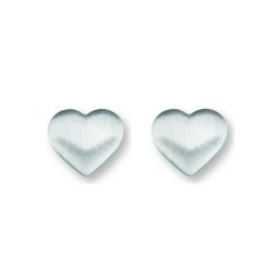 ONE ELEMENT Paar Ohrstecker Herz Ohrringe Ohrstecker aus 925 Silber, Damen Silber Schmuck Herz