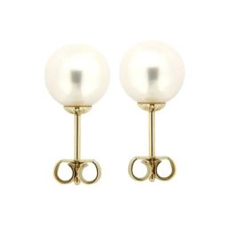 Orolino Paar Ohrstecker Gold 585 Süßwasser Zuchtperle