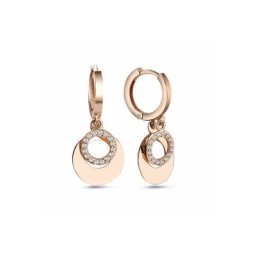 dKeniz Paar Creolen 925/- Sterling Silber rosévergoldet