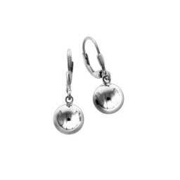 Vivance Paar Ohrhänger 925 Silber Kugel 10mm