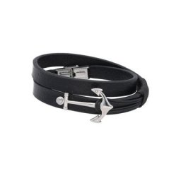 Firetti Lederarmband Anker, zum Wickeln