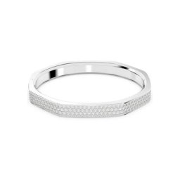 Swarovski Armreif Dextera, Achteckform, Pavé, Bestückt mit Swarovski® Kristallen