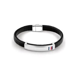 Tommy Hilfiger Lederarmband Flat braided bracelet, 2790348, 2790349