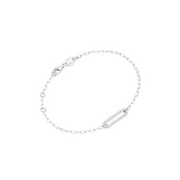 GIORGIO MARTELLO MILANO Armband Mittelteil oval mit Zirkonia, Silber 925