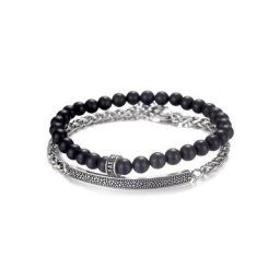 Kingka Armband Set SB-S2222SAG (Set, 2-tlg), mit Achat
