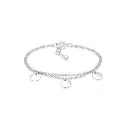 Elli Armband 2-reihig mit Plättchen 925 Silber