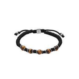 Fossil Armband VINTAGE CASUAL, JF04198040, JF04199040, mit Onyx oder Tigeraugen
