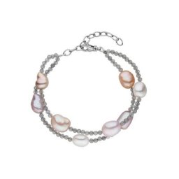 Firetti Armband, Made in Germany - mit Labradorit - mit Süßwasserzuchtperle