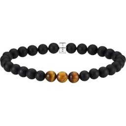 BALDESSARINI Armband Y2170B/90/GI, mit Tigeraugen und Onyx