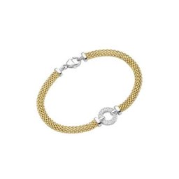 Smart Jewel Armband elegant mit Zirkonia, Silber 925
