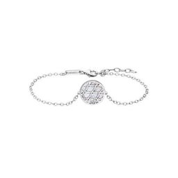 Julie Julsen Silberarmband LEBENSBLUME SILBER PERLMUTT, JJBR0507.1, mit Perlmutt