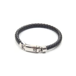 J.Jayz Lederarmband im sportlichen Design, geflochten