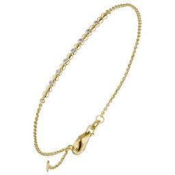 JOBO Armband, 585 Gold mit 7 Diamanten 17,5 cm