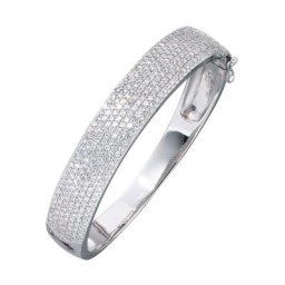 JOBO Armreif, 925 Silber mit Zirkonia