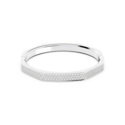 Swarovski Armreif Dextera, Achteckform, Pavé, Bestückt mit Swarovski® Kristallen