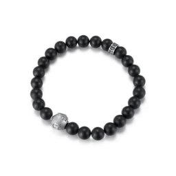 Firetti Perlenarmband Earth Collection, mit Tigerauge (synth), Onyx oder Jaspis