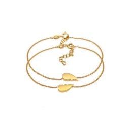 Elli Armband Set Herz geteilt Friends Love 2er Set 925 Silber