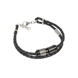 Firetti Lederarmband mehrreihig, geflochten, Made in Germany