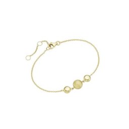 Luigi Merano Armband Ankerkette mit Zwischenteilen in glanz und gebürstet, Gold 375