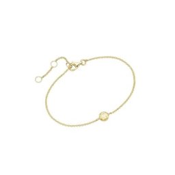 Luigi Merano Armband Mittelteil rund, diamantiert, Gold 375
