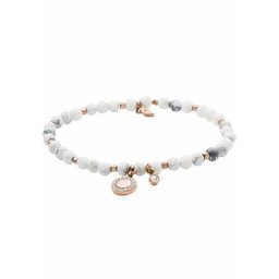 Fossil Armband VINTAGE MOTIFS, JA6934791, mit Howlith und Glassteinen
