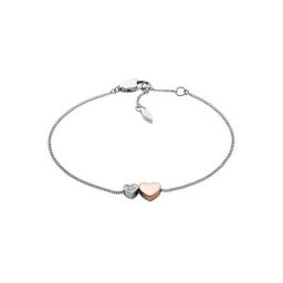 Fossil Armband Herzen, JF03095998, mit Glassteinen