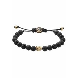 Diesel Armband STACKABLES, DX1069710, mit Lavasteinen
