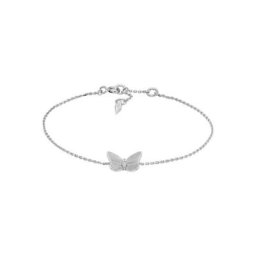 Fossil Silberarmband Schmetterling, STERLING, JFS00620040, mit Zirkonia