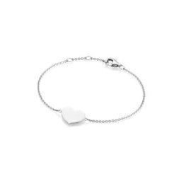 Smart Jewel Armband Herz als Zwischenteil, Silber 925