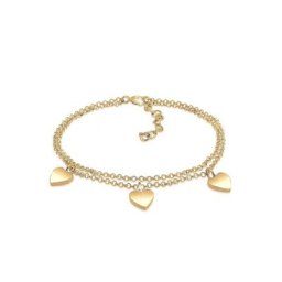 Elli Armband Herz Symbol Love Trio Layer Erbskette 925 Silber