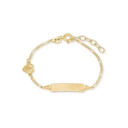 Amor Goldarmband Herz, Schutzengel, 2014329, Made in Germany