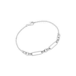 Smart Jewel Armband längliche ovale Glieder, Silber 925