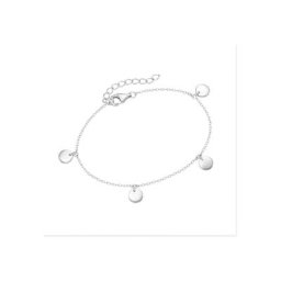 Smart Jewel Armband mit runden Plättchen, Silber 925