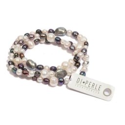 DI PERLE Perlenarmband Damen Perlenschmuck, Damen Perlenschmuck