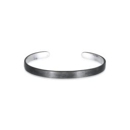 Kuzzoi Armband Herren Basic Bangle Matt 925 Silber