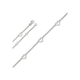 ONE ELEMENT Silberarmband Herz Armband aus 925 Silber 19 cm Ø, Damen Silber Schmuck Herz