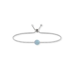 Engelsrufer Silberarmband POWERFUL STONE BLAUER ACHAT, ERB-LILGEM-BA