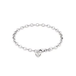 Amor Silberarmband Herz, 9048120, Made in Germany, mit Zirkonia