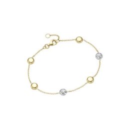 Luigi Merano Armband Armband Ankerkette mit linsenförmige Zwischenteilen, Gold 585