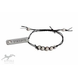DI PERLE Perlenarmband Damen Perlenschmuck Süsswasser Perlen Armband, Damen Perlenschmuck