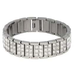 Vivance Edelstahlarmband sparkling style