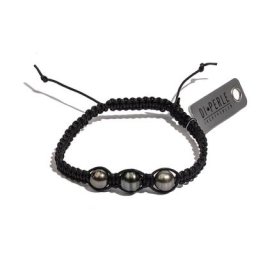 DI PERLE Perlenarmband Damen Perlenschmuck Tahiti Perlen Armband (21 cm), Damen Perlenschmuck